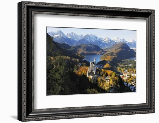 Germany, Bavaria, AllgŠu, Neuschwanstein Castle-Herbert Kehrer-Framed Photographic Print