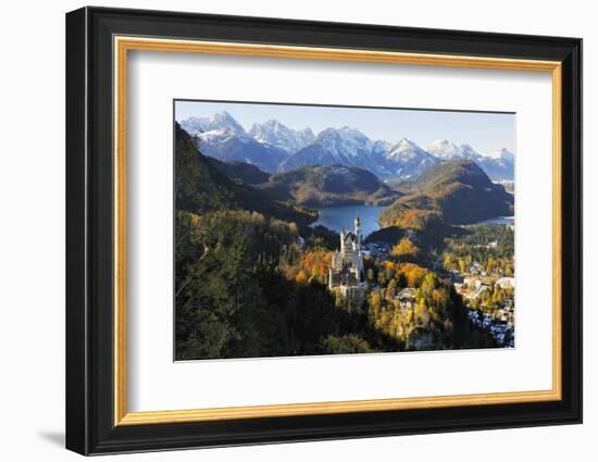 Germany, Bavaria, AllgŠu, Neuschwanstein Castle-Herbert Kehrer-Framed Photographic Print