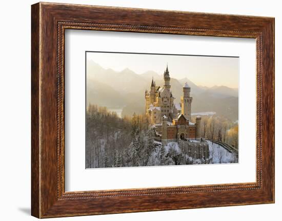 Germany, Bavaria, AllgŠu, Neuschwanstein Castle-Herbert Kehrer-Framed Photographic Print