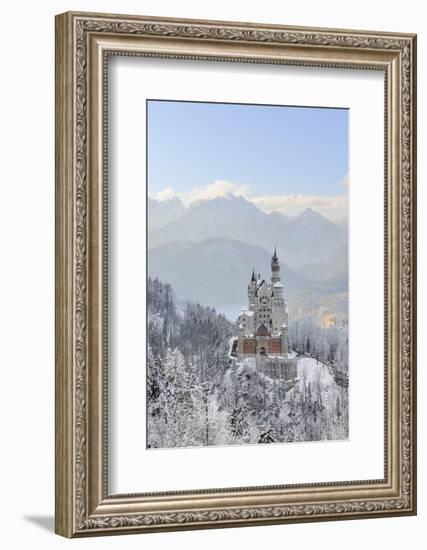 Germany, Bavaria, AllgŠu, Neuschwanstein Castle-Herbert Kehrer-Framed Photographic Print