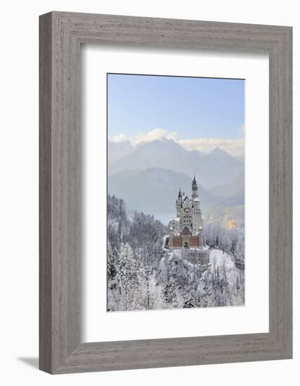 Germany, Bavaria, AllgŠu, Neuschwanstein Castle-Herbert Kehrer-Framed Photographic Print