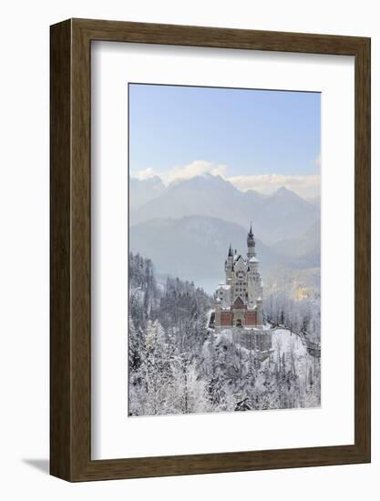 Germany, Bavaria, AllgŠu, Neuschwanstein Castle-Herbert Kehrer-Framed Photographic Print