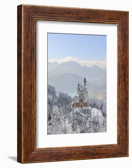Germany, Bavaria, AllgŠu, Neuschwanstein Castle-Herbert Kehrer-Framed Photographic Print