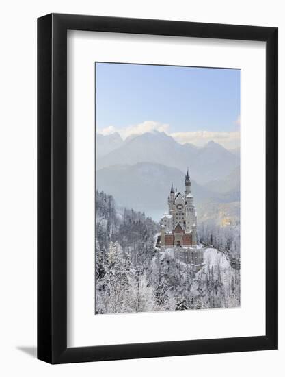 Germany, Bavaria, AllgŠu, Neuschwanstein Castle-Herbert Kehrer-Framed Photographic Print