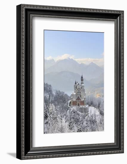 Germany, Bavaria, AllgŠu, Neuschwanstein Castle-Herbert Kehrer-Framed Photographic Print