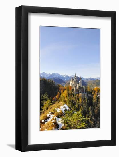 Germany, Bavaria, AllgŠu, Neuschwanstein Castle-Herbert Kehrer-Framed Photographic Print