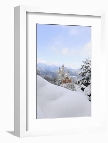 Germany, Bavaria, AllgŠu, Neuschwanstein Castle-Herbert Kehrer-Framed Photographic Print