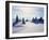 Germany, Bavaria, AllgŠu, Snow Scenery, Back Light, Alps, Mountains, Loneliness, Mountains, Winter-Herbert Kehrer-Framed Photographic Print