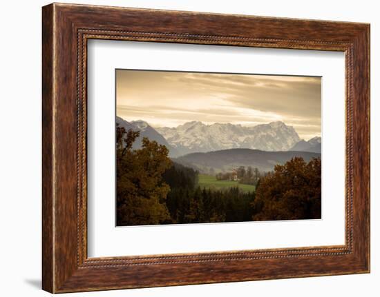 Germany, Bavaria, Alps-Foreland, Zugspitze, Chapel-Ralf Gerard-Framed Photographic Print