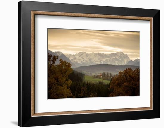 Germany, Bavaria, Alps-Foreland, Zugspitze, Chapel-Ralf Gerard-Framed Photographic Print