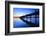 Germany, Bavaria, Ammersee (Lake Ammer), Herrsching, Footbridge at Sundown-Andreas Vitting-Framed Photographic Print