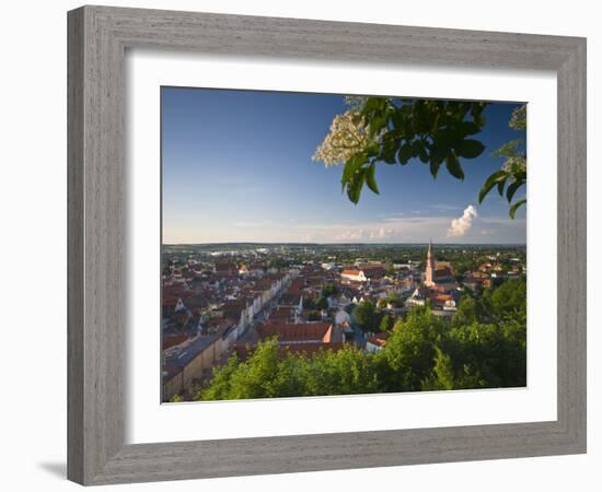 Germany, Bavaria (Bayern), Landshut, Twon Skyline-Alan Copson-Framed Photographic Print