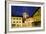 Germany, Bavaria, Berchtesgaden, Berchtesgaden, Church in Old Town at Dusk-Rainer Mirau-Framed Photographic Print