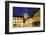 Germany, Bavaria, Berchtesgaden, Berchtesgaden, Church in Old Town at Dusk-Rainer Mirau-Framed Photographic Print