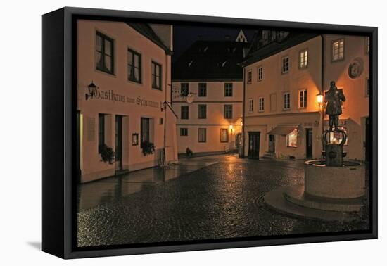 Germany, Bavaria, 'Brotmarkt' (Street) at FŸssen (Town), in the Evening-Uwe Steffens-Framed Premier Image Canvas