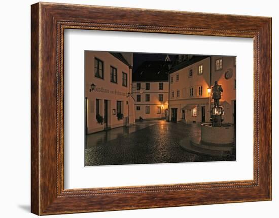 Germany, Bavaria, 'Brotmarkt' (Street) at FŸssen (Town), in the Evening-Uwe Steffens-Framed Photographic Print