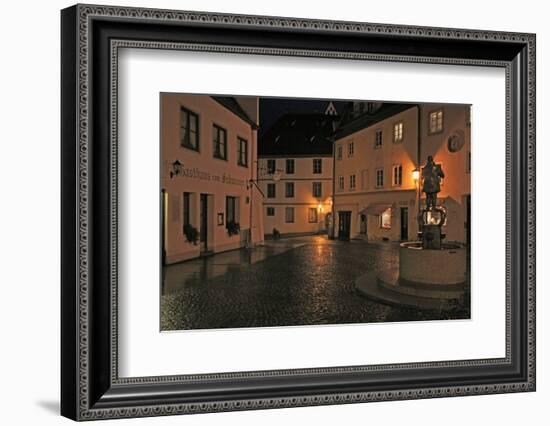 Germany, Bavaria, 'Brotmarkt' (Street) at FŸssen (Town), in the Evening-Uwe Steffens-Framed Photographic Print