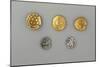 Germany, Bavaria, Celtic Coins, Gold and Silver-null-Mounted Giclee Print