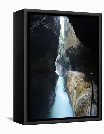 Germany, Bavaria, Garmisch-Partenkirchen, Partnachklamm (Gorge-Andreas Vitting-Framed Premier Image Canvas