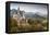 Germany, Bavaria, Hohenschwangau, Elevated View of a Castle in the Fall-Walter Bibikow-Framed Premier Image Canvas