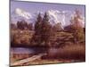 Germany, Bavaria, Lake Geroldsee, Karwendel Mountains, Autumn-Thonig-Mounted Photographic Print