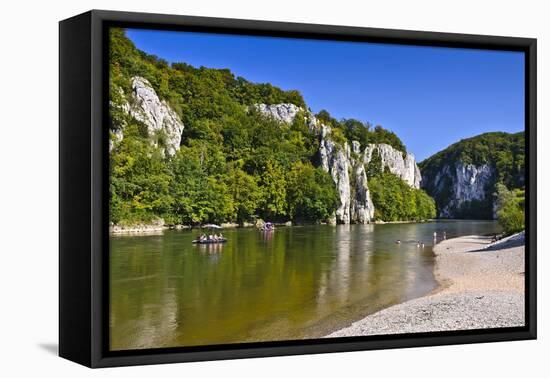 Germany, Bavaria, Lower Bavaria, Danube Valley, Weltenburg-Udo Siebig-Framed Premier Image Canvas