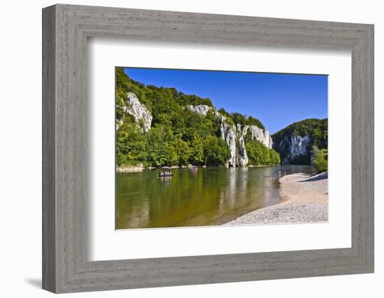 Germany, Bavaria, Lower Bavaria, Danube Valley, Weltenburg-Udo Siebig-Framed Photographic Print