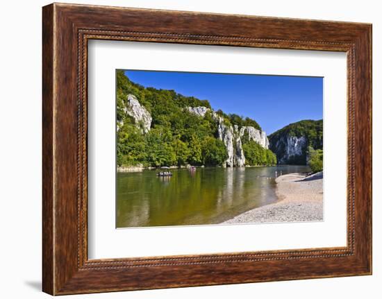 Germany, Bavaria, Lower Bavaria, Danube Valley, Weltenburg-Udo Siebig-Framed Photographic Print