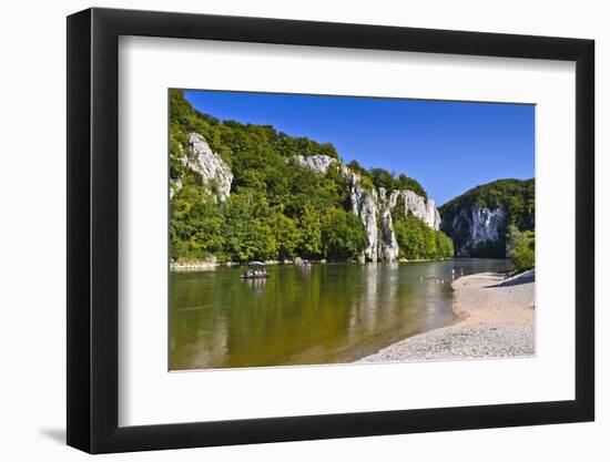 Germany, Bavaria, Lower Bavaria, Danube Valley, Weltenburg-Udo Siebig-Framed Photographic Print