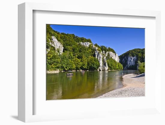 Germany, Bavaria, Lower Bavaria, Danube Valley, Weltenburg-Udo Siebig-Framed Photographic Print