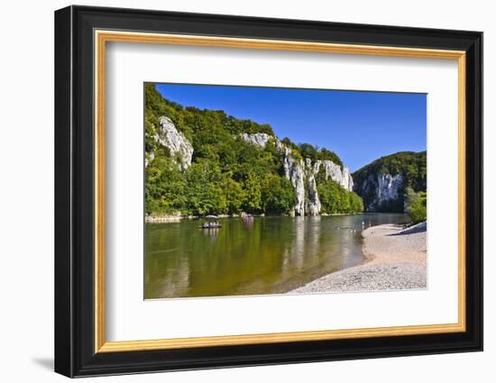 Germany, Bavaria, Lower Bavaria, Danube Valley, Weltenburg-Udo Siebig-Framed Photographic Print