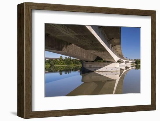 Germany, Bavaria, Lower Bavaria, Inn, Pocking, A3 / E56 Inn-Highway Bridge-Udo Siebig-Framed Photographic Print