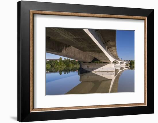 Germany, Bavaria, Lower Bavaria, Inn, Pocking, A3 / E56 Inn-Highway Bridge-Udo Siebig-Framed Photographic Print