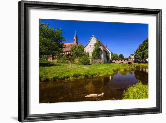 Germany, Bavaria, Lower Franconia, 'FrŠnkisches Saaletal' (Saale Valley), GrŠfendorf-Udo Siebig-Framed Photographic Print