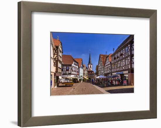 Germany, Bavaria, Lower Franconia, Main-Franconia, Lohr (River) Am Main-Udo Siebig-Framed Photographic Print