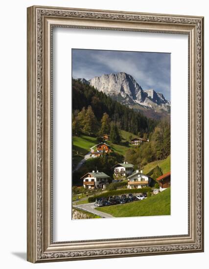 Germany, Bavaria, Maria Gern Village, Elevated View, Fall-Walter Bibikow-Framed Photographic Print