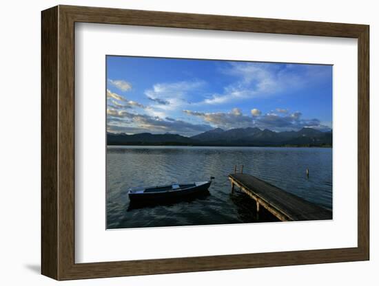 Germany, Bavaria, Morning, 'Hopfensee' (Lake), 'OstallgŠu' (District-Uwe Steffens-Framed Photographic Print