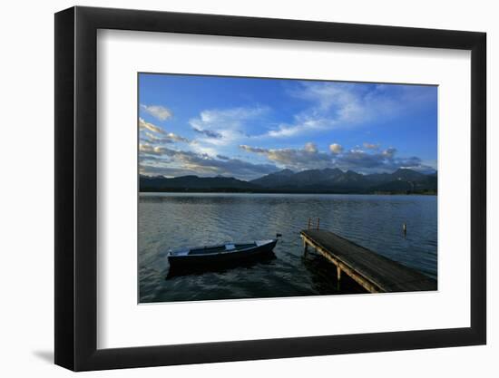 Germany, Bavaria, Morning, 'Hopfensee' (Lake), 'OstallgŠu' (District-Uwe Steffens-Framed Photographic Print