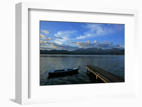 Germany, Bavaria, Morning, 'Hopfensee' (Lake), 'OstallgŠu' (District-Uwe Steffens-Framed Photographic Print