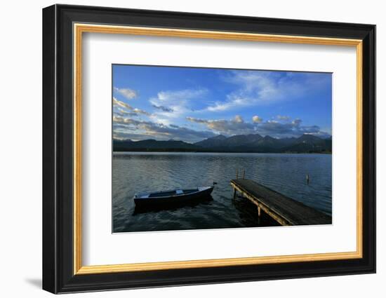 Germany, Bavaria, Morning, 'Hopfensee' (Lake), 'OstallgŠu' (District-Uwe Steffens-Framed Photographic Print