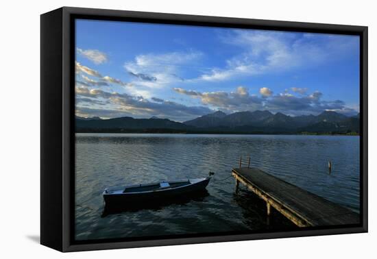 Germany, Bavaria, Morning, 'Hopfensee' (Lake), 'OstallgŠu' (District-Uwe Steffens-Framed Premier Image Canvas