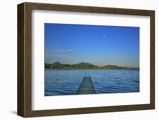 Germany, Bavaria, Morning, 'Hopfensee' (Lake), 'OstallgŠu' (District-Uwe Steffens-Framed Photographic Print