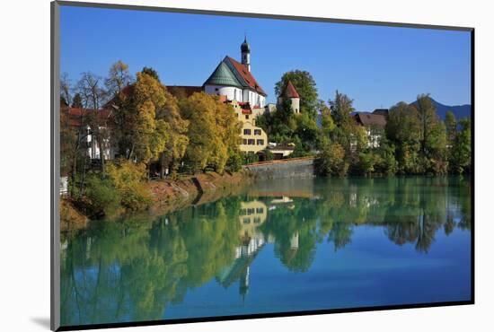 Germany, Bavaria, on the Right a Tower of the City Wall-Uwe Steffens-Mounted Photographic Print