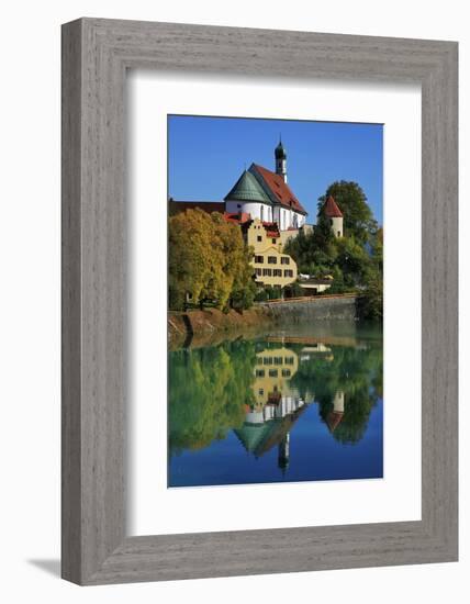 Germany, Bavaria, on the Right a Tower of the City Wall-Uwe Steffens-Framed Photographic Print