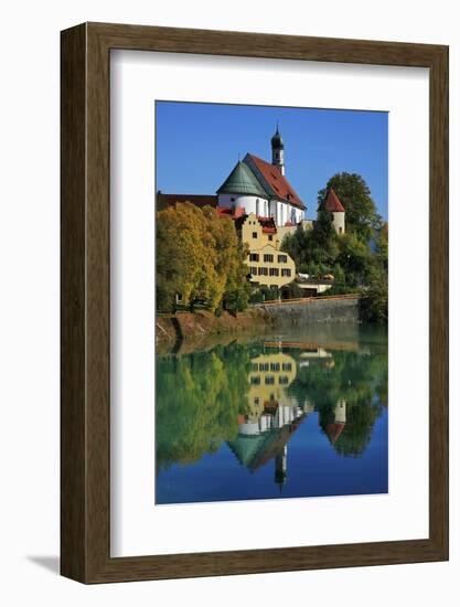 Germany, Bavaria, on the Right a Tower of the City Wall-Uwe Steffens-Framed Photographic Print