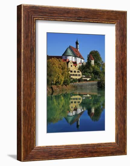 Germany, Bavaria, on the Right a Tower of the City Wall-Uwe Steffens-Framed Photographic Print