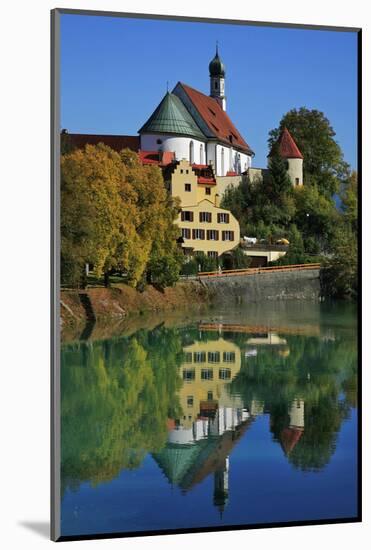 Germany, Bavaria, on the Right a Tower of the City Wall-Uwe Steffens-Mounted Photographic Print