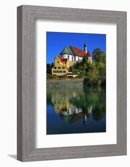 Germany, Bavaria, on the Right a Tower of the City Wall-Uwe Steffens-Framed Photographic Print