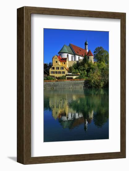 Germany, Bavaria, on the Right a Tower of the City Wall-Uwe Steffens-Framed Photographic Print