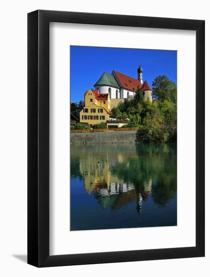 Germany, Bavaria, on the Right a Tower of the City Wall-Uwe Steffens-Framed Photographic Print